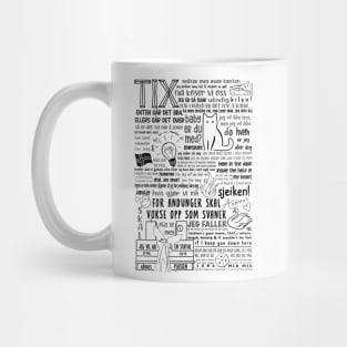 the TIX mix (black) Mug